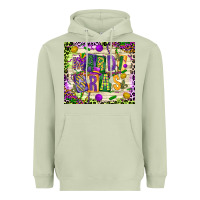 Matcha mardi gras Heavyweight Hoodie - CowGirlArtShop