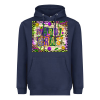 Navy mardi gras Heavyweight Hoodie - CowGirlArtShop