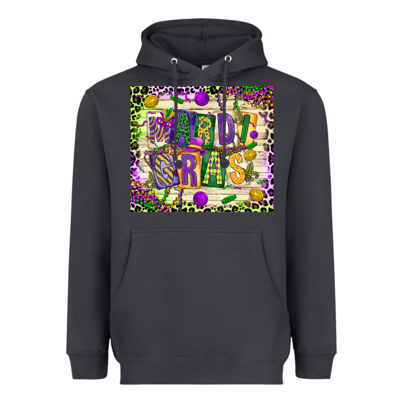 Mardi Gras Heavyweight Hoodie by CowGirlArtShop | Teevron