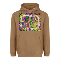 Toasted Coconut mardi gras Heavyweight Hoodie - CowGirlArtShop