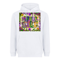 White mardi gras Heavyweight Hoodie - CowGirlArtShop