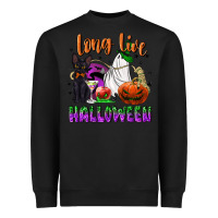 Black long live halloween Heavyweight Sweatshirt - NancyCooperArtShop