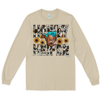Mushroom howdy heıfer Long Sleeve Tee - JahusDesignShop
