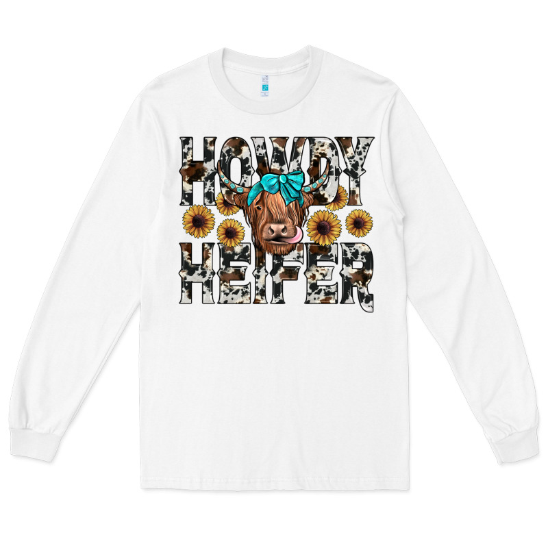 Howdy Heıfer Long Sleeve Tee by JahusDesignShop | Teevron