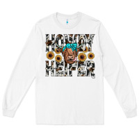 White howdy heıfer Long Sleeve Tee - JahusDesignShop