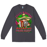 Smoke Feliz Navidad gnome Long Sleeve Tee - NancyCooperArtShop