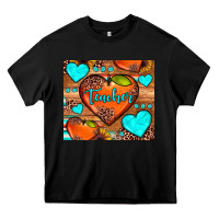 Black teacher hearts Heavy Core Tee - JahusDesignShop