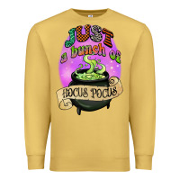 Antique Gold just a bunch of hocus pocus Premium Sweatshirt - CowGirlArtShop