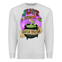Dove Grey just a bunch of hocus pocus Premium Sweatshirt - CowGirlArtShop
