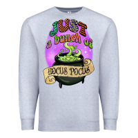 Heather Grey just a bunch of hocus pocus Premium Sweatshirt - CowGirlArtShop