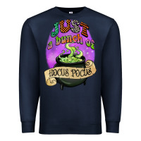 Navy just a bunch of hocus pocus Premium Sweatshirt - CowGirlArtShop