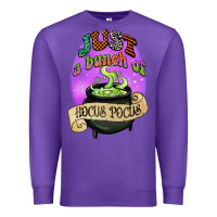 Purple just a bunch of hocus pocus Premium Sweatshirt - CowGirlArtShop