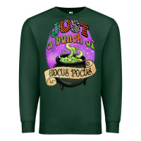 Sports Green just a bunch of hocus pocus Premium Sweatshirt - CowGirlArtShop
