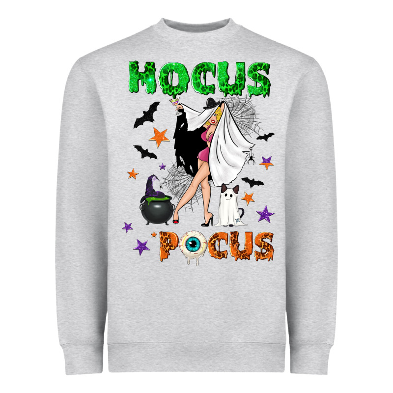 Hocus Pocus With Witch Heavyweight Sweatshirt by NancyCooperArtShop | Teevron
