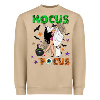 Mushroom hocus pocus with witch Heavyweight Sweatshirt - NancyCooperArtShop