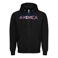 Black God Bless America Zipper Hoodie - Bettercallsaul
