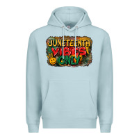 Blue Mist juneteenth vibes only Premium Hoodie - CowGirlArtShop
