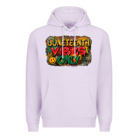 Lilac juneteenth vibes only Premium Hoodie - CowGirlArtShop