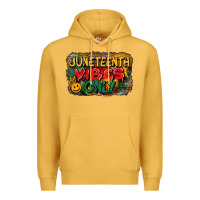 Mustard juneteenth vibes only Premium Hoodie - CowGirlArtShop