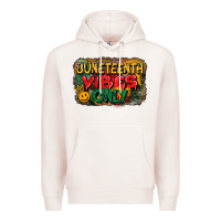 Pale Pink juneteenth vibes only Premium Hoodie - CowGirlArtShop