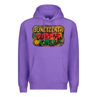 Purple juneteenth vibes only Premium Hoodie - CowGirlArtShop