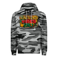 Slate Camo juneteenth vibes only Premium Hoodie - CowGirlArtShop