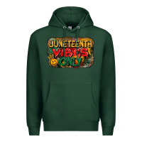 Sports Green juneteenth vibes only Premium Hoodie - CowGirlArtShop