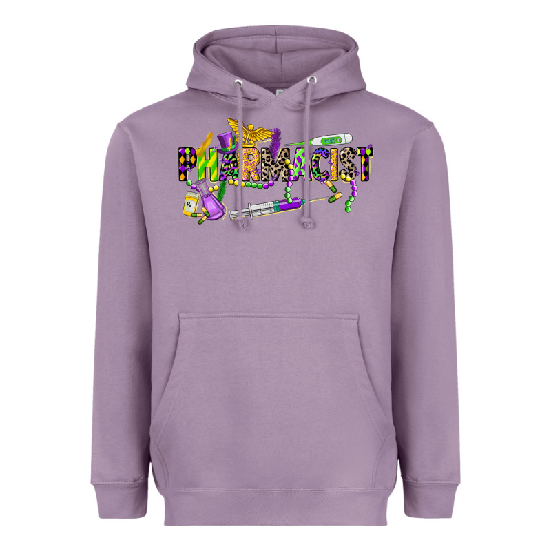 Mardi Gras Pharmacist Heavyweight Hoodie by CowGirlArtShop | Teevron