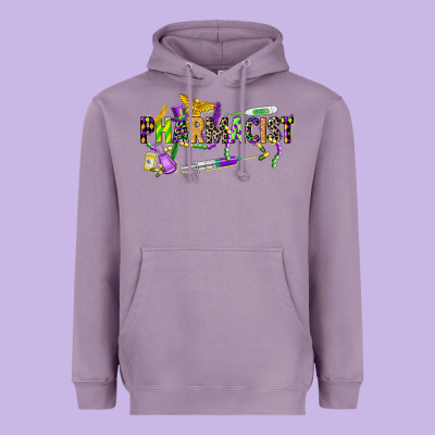Mardi Gras Pharmacist Heavyweight Hoodie Designed By Cowgirlartshop