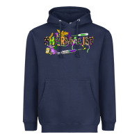 Navy mardi gras pharmacist Heavyweight Hoodie - CowGirlArtShop