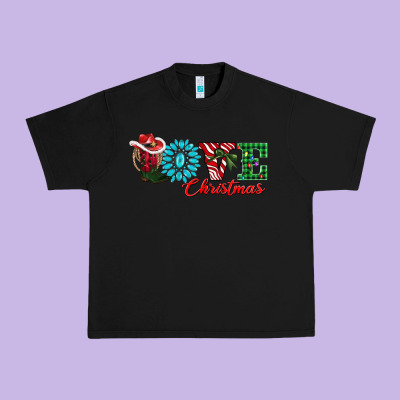 Love Christmas Urban Heavy Tee Designed By Adodesignshop