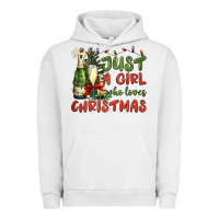 Pigment Lunar Rock just a girl who loves christmas Urban Hoodie - BundleAndBundleShop