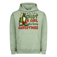 Just A Girl Who Loves Christmas Urban Hoodie | Teevron