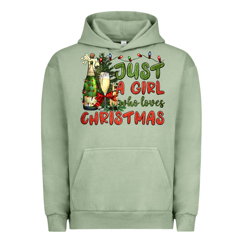 Just A Girl Who Loves Christmas Urban Hoodie by BundleAndBundleShop | Teevron