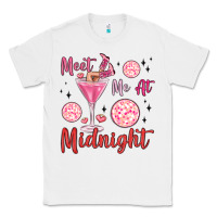White meet me at midnight Classic Tee - MaliasSmallBusiness