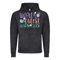 Vintage Black world's cutest alarm clock Vintage Hoodie - MaliasSmallBusiness
