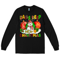 Black Balls Deep Into Christmas Long Sleeve Tee - MaliasSmallBusiness