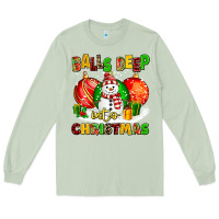 Matcha Balls Deep Into Christmas Long Sleeve Tee - MaliasSmallBusiness