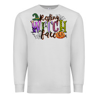 Dove Grey resting witch face Premium Sweatshirt - CowGirlArtShop