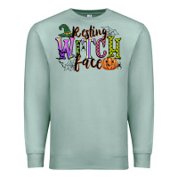 Seafoam resting witch face Premium Sweatshirt - CowGirlArtShop