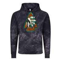 Cloud Black indian headdress arrowhead Vintage Hoodie - Jasminsmagicworld