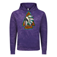 Cloud Purple indian headdress arrowhead Vintage Hoodie - Jasminsmagicworld