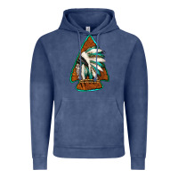 Vintage Denim indian headdress arrowhead Vintage Hoodie - Jasminsmagicworld