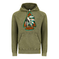 Vintage Olive indian headdress arrowhead Vintage Hoodie - Jasminsmagicworld