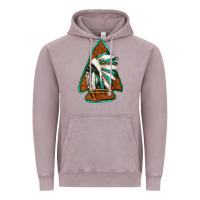 Vintage Zinc indian headdress arrowhead Vintage Hoodie - Jasminsmagicworld