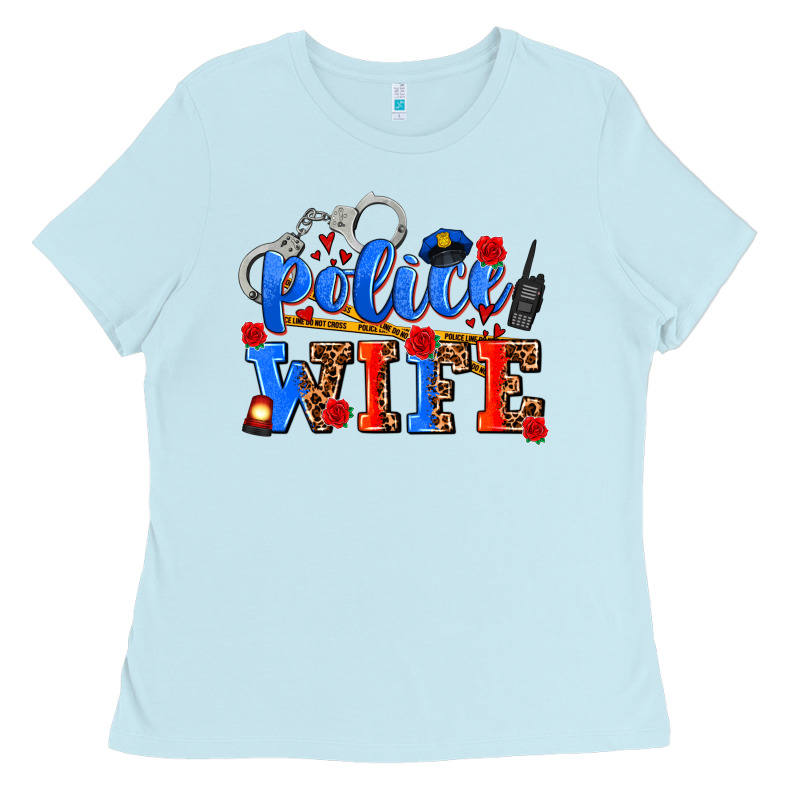 Police Wife Ladies Tee by AdoDesignShop | Teevron