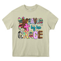 Mossy saved by his grace Heavy Core Tee - AdoDesignShop