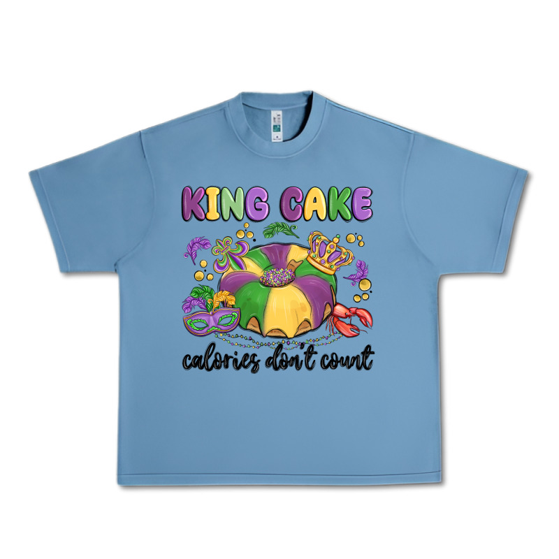 King Cake Calories Don't Count Urban Heavy Tee by MaliasSmallBusiness | Teevron