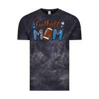 Cloud Black football mom Vintage Tee - MaliasSmallBusiness