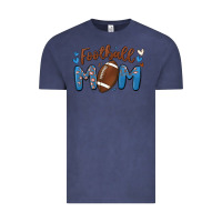 Vintage Denim football mom Vintage Tee - MaliasSmallBusiness
